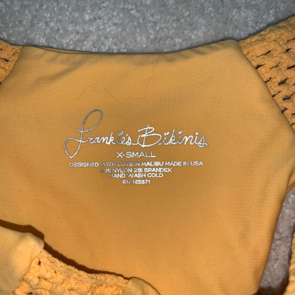 Frankies bikinis mango bottoms